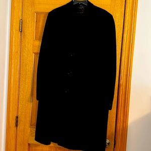 Men’s cashmere and wool overcoat